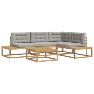 vidaXL Conjunto De Sof&aacute;s De Exterior Blanco 79 X 79 X 37 Cm Poli&eacute;ster Vidaxl