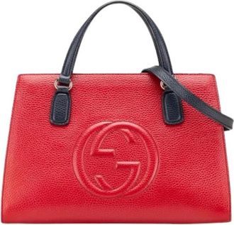 Gucci Pre-owned Handbags, female, Red, Size: ONE SIZE Pre-owned Handbag