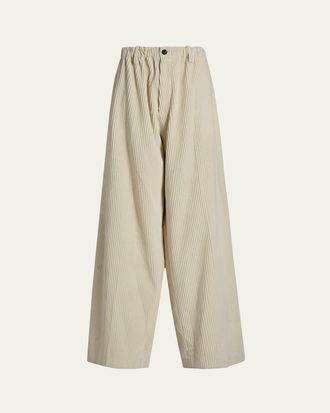 Proenza Schouler Lidie Cordurouy Wide-Leg Pants