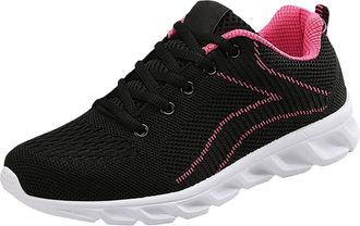 Generic Women Walking Running Trainers Running Sport Shoes Womens New Non Soft Sole Casual Comfortable Lightweight Mesh Breathable Sports Casual Shoes Sneaker