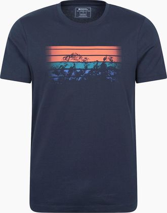 Mountain Warehouse Mens Mountain Warehouse Mens Sunrise T-Shirt - Navy - Size: 40