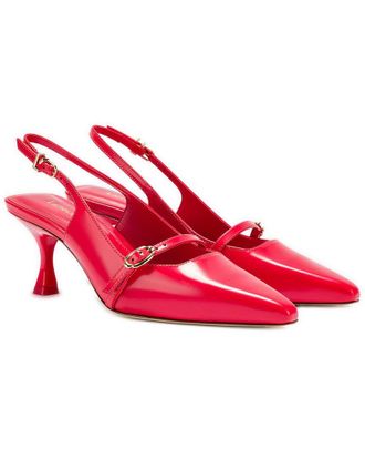 Larroude Larroudé Ines Leather Pump