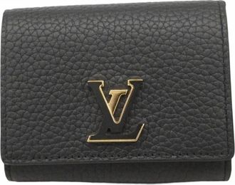 Louis Vuitton Noir Wallet (Bi-Fold) (Pre-Owned)