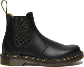 Dr. Martens Chelsea Boot with Distinctive Yellow Stitching and Comfortable Sole