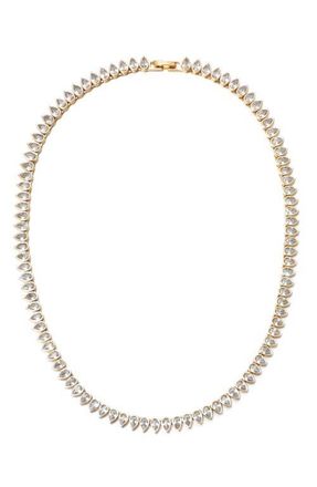 st. Moran Pear Crystal Collar Necklace in Gold at Nordstrom