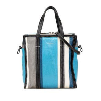 Balenciaga Pre-owned Balenciaga S Lambskin Bazar Shopper Satchel 443096