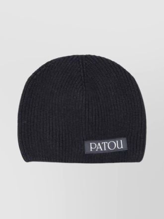Patou ribbed cashmere beanie