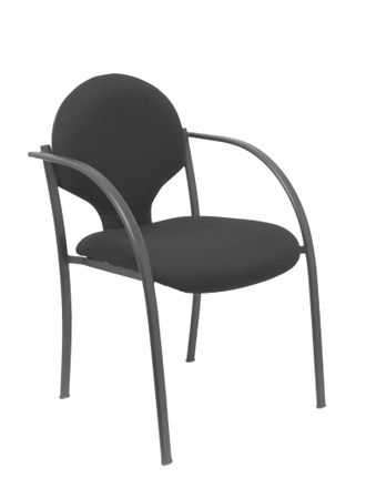 Piqueras y Crespo Piqueras Y Crespo - Pack 2 Sillas Hellin Chasis Negro Bali Negro
