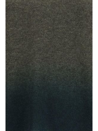 Mirror in the Sky Womens Crewneck Sweater Gradient Cashmere Army-Timber Army/timber