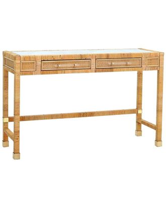 TOV Furniture Amara Rattan Desk