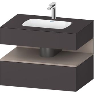 Duravit Qatego Lavabo Encastrado Con Base De Lavabo Consola, - Duravit