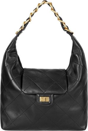 Tiffany & Fred Quilted Leather Hobo Bag