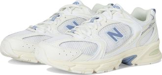 New Balance Mens 530 Sneaker, Angora/Dusk Shower/Ice Blue, 8.5 Women/7 Men