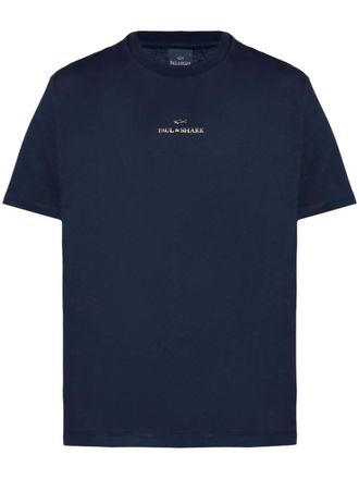 Paul & Shark logo-print T-shirt - Blue