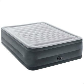 Intex Dura-beam Deluxe Comfort-plush Colch&oacute;n Gris 152x203 Cm