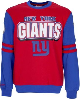Mitchell & Ness Sweatshirt - Heren - Sweatshirts - Rood - L - Hoodies & sweatvesten