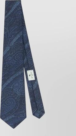 Etro silk jacquard tie arnica motif paisley