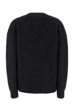 Isabel Marant Womens Dark Grey Alpaca Blend Eborah Cardigan Medium Maglieria