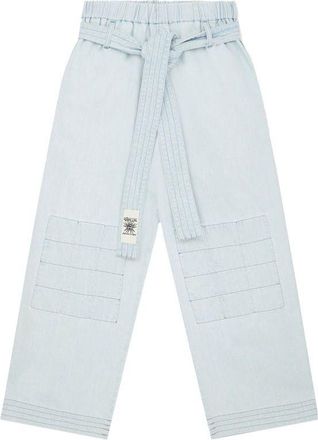 Stella McCartney Stella McCartney Blauwe Katoenen Casual Broek