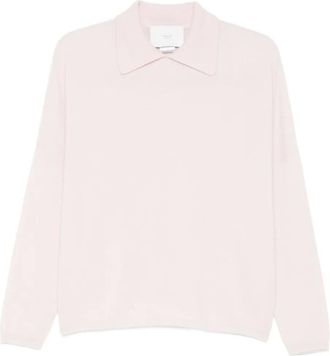 VANISÉ Maglione con colletto polo - Rosa