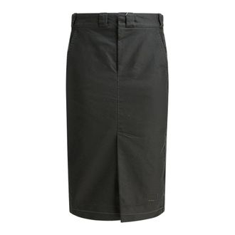 Maison Margiela Dames, Rokken, Grijs, Maat: XS Katoen