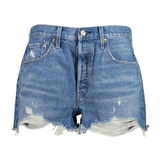 Levi's Dames, Korte broeken, Blauw, Maat: W27 Denim