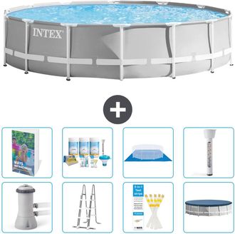 Intex Piscina Prism Frame Redonda - 427x107 Cm - 9-piezas S574