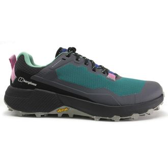 Berghaus Revolute Active Shoe Textile Synthetic Womens Lace Up Shoes - Black Dark Turquoise - Size:UK 6