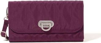 Baggallini Coastal Flip Lock RFID Phone Wallet Crossbody Bag in Mulberry at Nordstrom