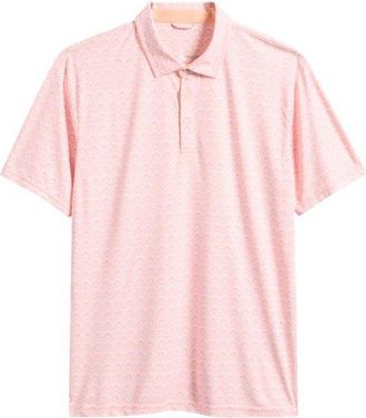 Swannies Sands Performance Golf Polo in Orange-Crush at Nordstrom, Size Xx-Large