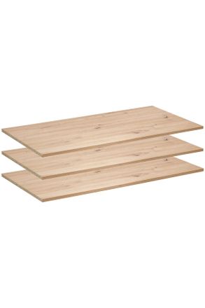 Voleo Einlegebodenset, Eiche Artisan, Holzwerkstoff, 97.8x1.6x50.6 cm, Schlafzimmer, Kleiderschränke, Schrankzubehör