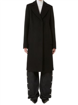 Sportmax Ala Coat In Black