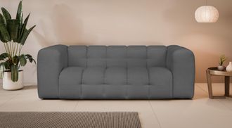 LeGer Home by Lena Gercke 3-Sitzer »TALISHA Designersofa, moderne Steppung, Masse B/T/H: 229/110/75 cm« aufwendig gepolstert, hoher Sitzkomfort