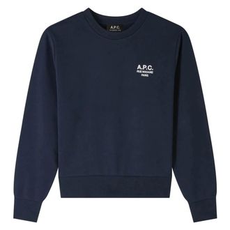 A.P.C. Rue Madame Sweatshirt - Dames - Sweatshirts - Blauw - XS - Katoen - Hoodies & sweatvesten