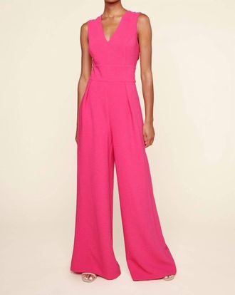 Sugarlips Klara Wide Leg Jumpsuit In Fuschia