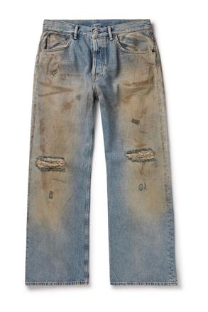 Acne Studios Straight-Leg Distressed Jeans