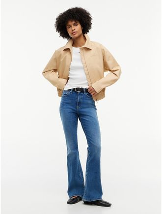 Tommy Hilfiger Womens Tommy Jeans High-Rise Flare Jean - Denim Medium - 26W x LongL