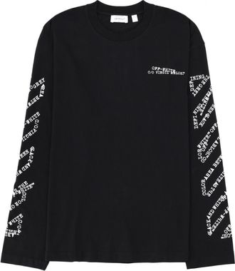 Off-white Black Crew Neck T-Shirt