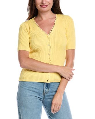 T Tahari V-Neck Cardigan