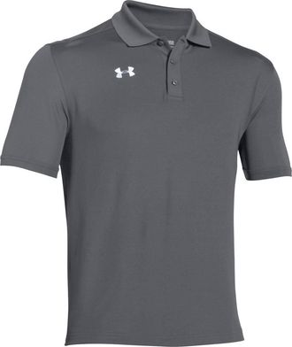 Under Armour Mens Team Armour Golf Polo In Graphite