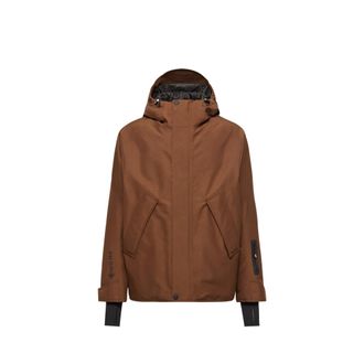 Moncler Moncler Lambir Hooded Gore-tex Ski Jacket, Men, Brown, Size: 0
