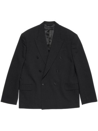 Acne Studios pinstriped blazer - Black