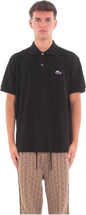 Lacoste Hombre, Camisetas, Negro, Talla: L