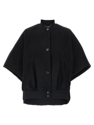 Max Mara Leticia Capes Black