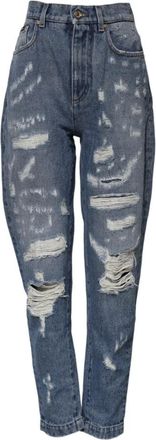 Dolce & Gabbana Dames, Jeans, Blauw, Maat: 2XS Denim