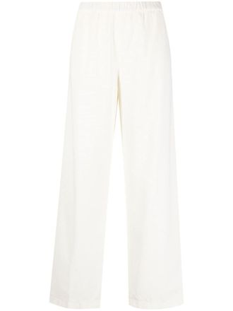 Aspesi corduroy elasticated-waistband pants - Neutrals