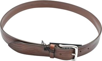 Orciani Sportieve Wave Riem - Heren - Riemen - Bruin - 90 CM - Leer - Accessoires