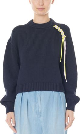Tibi Tube Yarn Sweater Oversized Cropp