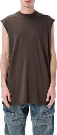 Rick Owens Dark Brown Sleeveless T-Shirt