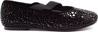 Twentyfourhaitch Bailarinas el&aacute;sticas con adornos de tachuelas - Shoes - Mujer - Negro - 37 EU